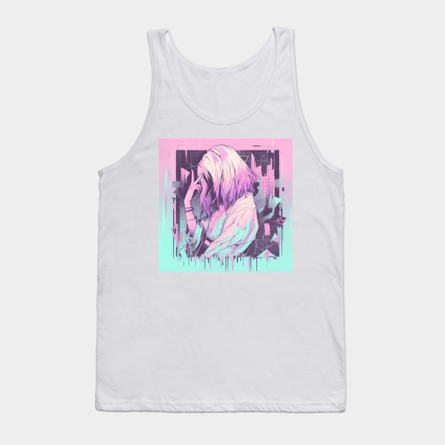 Edgy Pastel Aesthetic Tank Top by TaevasDesign